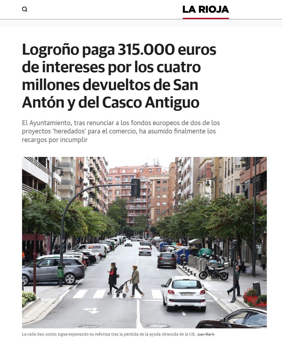 ciudadanabici's tweet image. Asqueroso clasismo de @LpezAraquistain afirmando que en #Logroño no hay suficientes desigualdades y no necesitamos recibir fondos FEDER de cohesión.

En una cosa tiene razón: despilfarran el dinero🇪🇺 para el barrio de @avecinalsanJose @av_madrededios igual que en #SanAnton.🚳🏚️💸