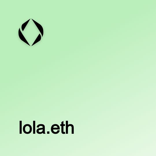 EnsBids's tweet image. lola.eth has a new bid of 1.20 WETH (4,492.56 USD) on Opensea #ENS #Web3Names #Letters 

opensea.io/assets/ethereu… 

The go-to memecoin launchpad → freee.fun 🟢