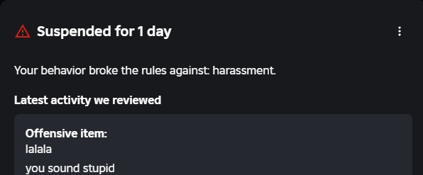 notxavvi's tweet image. guys dont fall for ragebait in #robloxrivals or you will get banned like me❤️

(atleast i won tho)