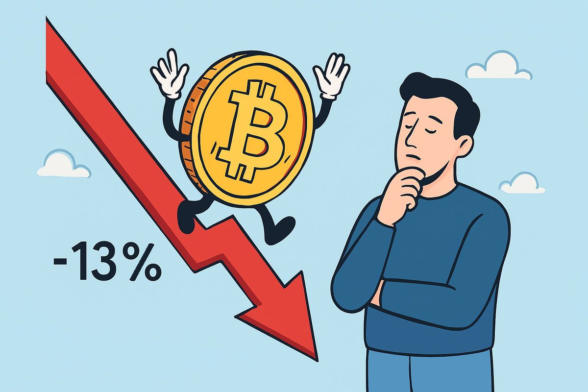 SevenWinse's tweet image. Bitcoin took a wild nosedive—13% gone in just 8 hours 😱—but before you panic-sell your crypto stash, take a breath. The data shows this kind of volatility isn’t new. Historically, BTC has bounced back stronger after similar dips. 📈

Long-term holders aren’t flinching, and…