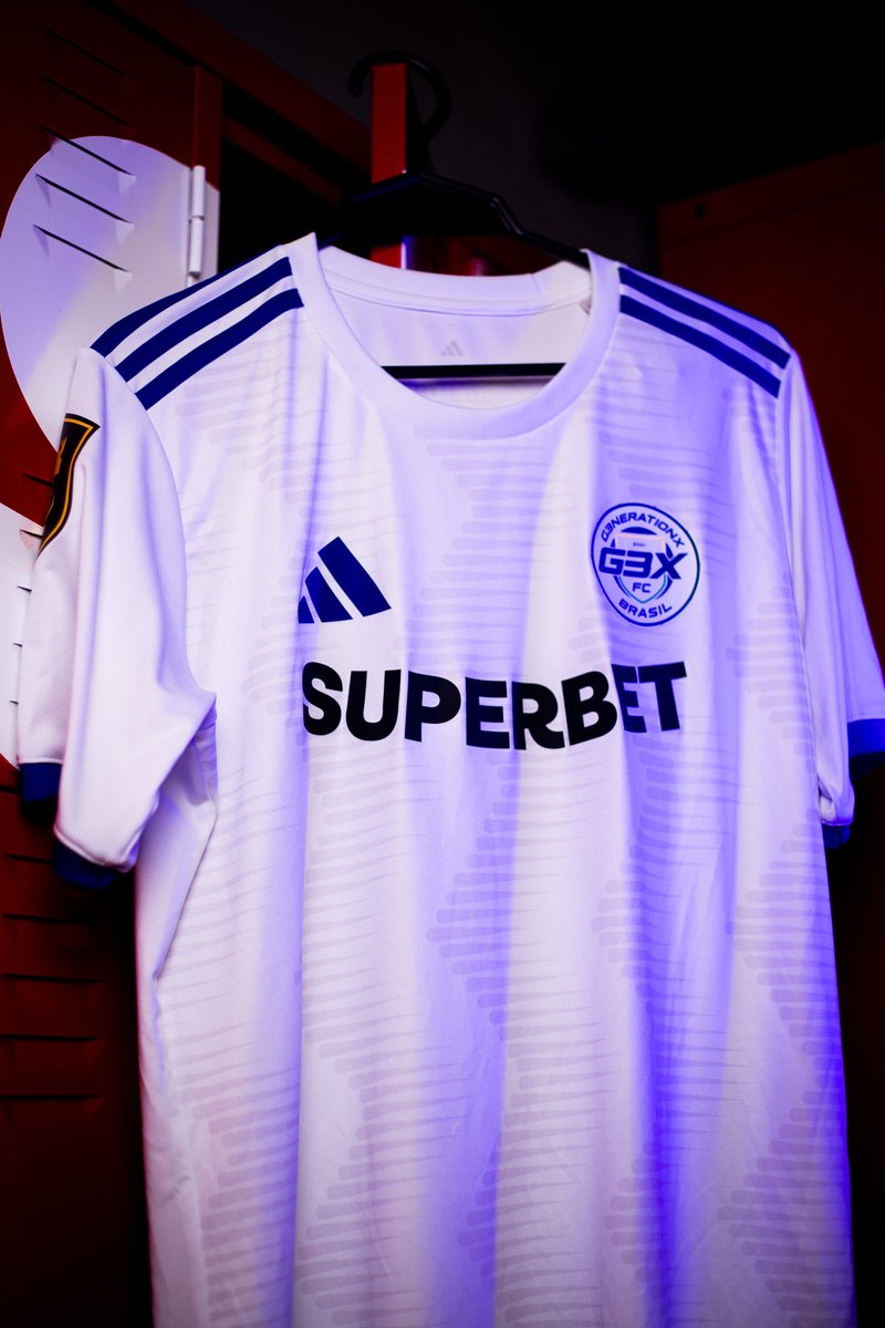 g3xFC's tweet image. No detalhe, o novo uniforme do G3X FC. 🤍💙