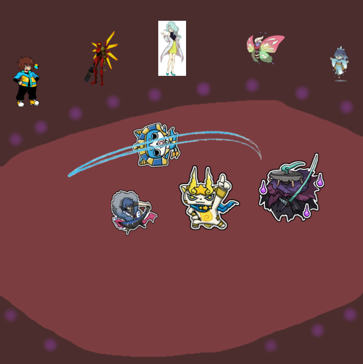 AWickedyokai's tweet image. Komastar holds Snee down to keep him from attacking, struggling as nyanses desprately heals himself and the

SHING! 

Ananta&apos;s soultimate slices nyanses, leaving him on the ground (not dead)

Just as Snee gets up to help, the fight is over

Peppilion comes to heal the fighters.