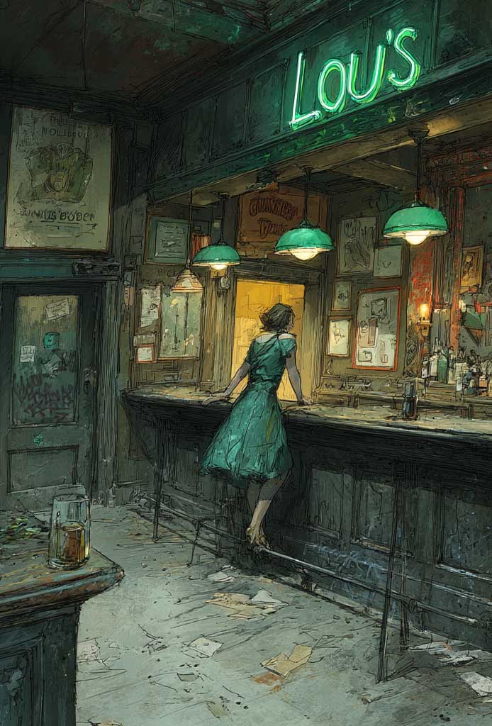 CrackDen's tweet image. Lou’s Bar in Hathian looks like any dive, but it’s a ledger in neon. Favors, grudges, and debts are traded over cheap whiskey. Speak wrong, linger too long, and someone’s marking your name.
#SecondLife #TheCrackDen #Roleplay #Metaverse