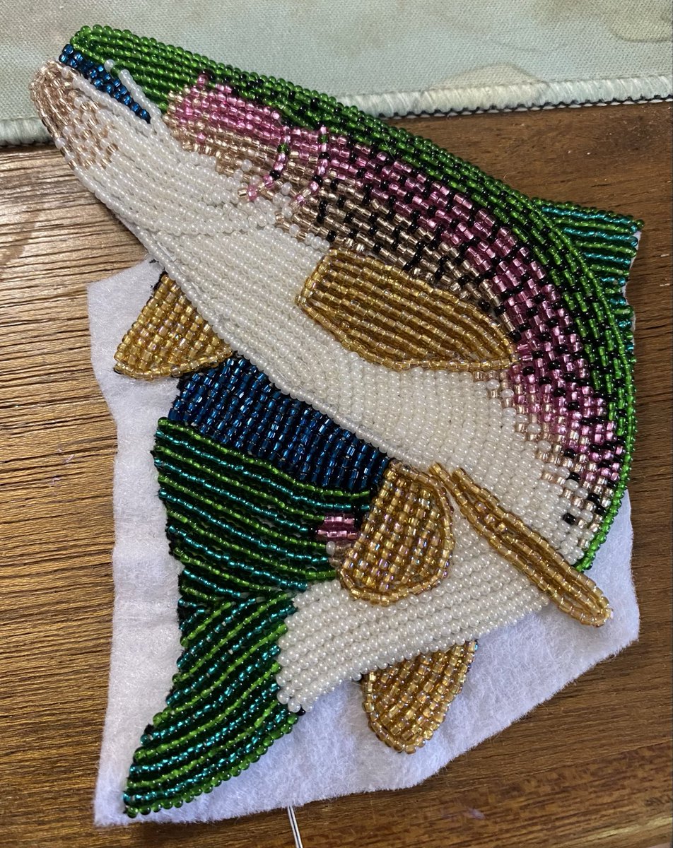 khoktocreations's tweet image. NFS big ass trout I’ve been working on for an art trade! Very excited to finish this ❤️