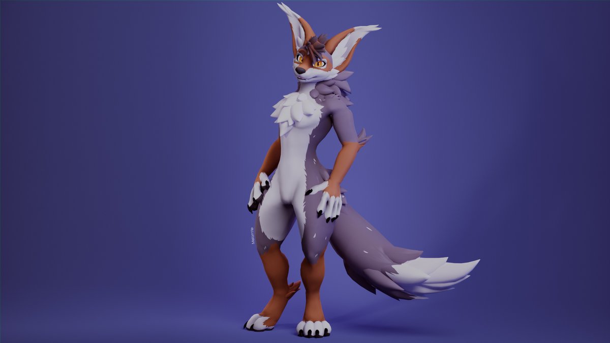 Melon1te's tweet image. A Vulper Retexture for Dilly!

Base by Reval_Dev, TheRoyalGryphon and meaty_tw

#render #vrchatfurry