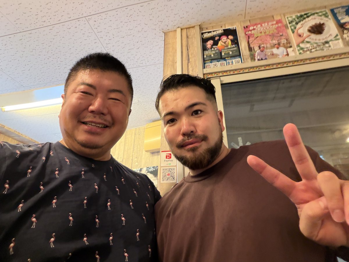 ハコシャでパチリ！！📸
LOYちゃんとらちゃんありがとう😊
<a href="/hacoSHA_LOY/">hacoSHA!</a> 
<a href="/tolampoline/">高円寺Cafe&Bar『とらんぽりん』</a>
