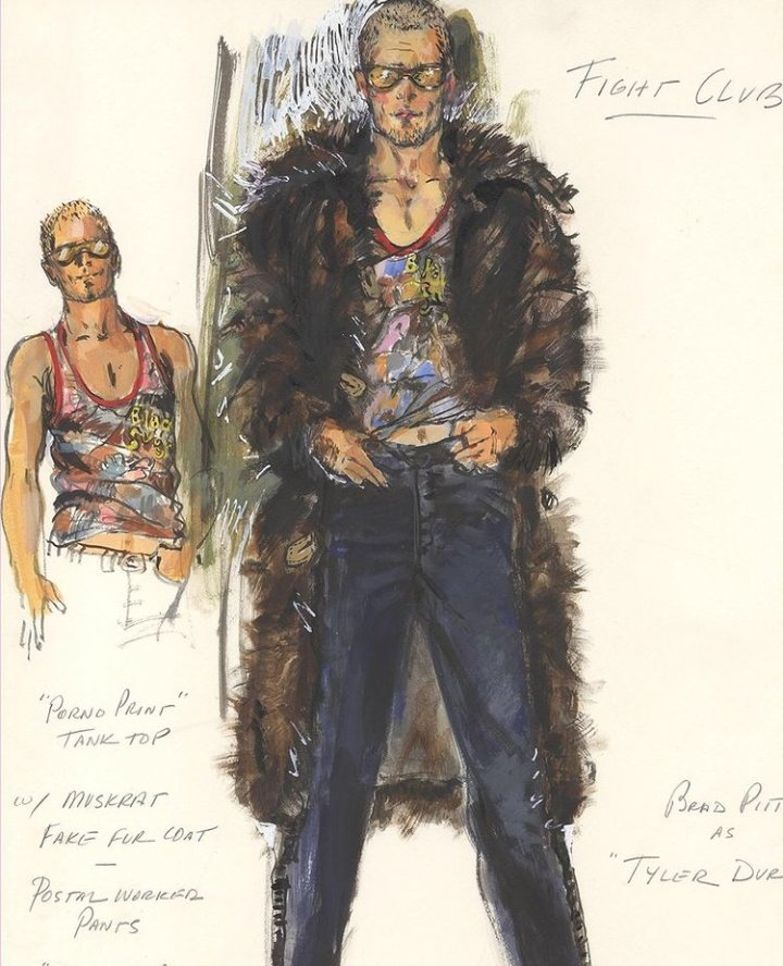 TheCinesthetic's tweet photo. brad pitt's costumes in fight club (1999) by michael kaplan https://t.co/kUXo8d0E2q
