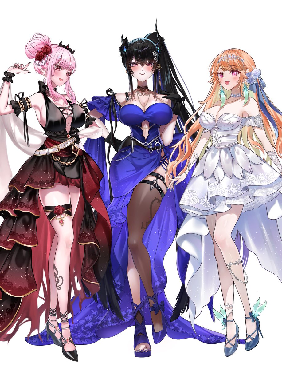 Miza8276's tweet image. Whose dress design do you like the most ?👑✨
 #callillust #RavenCrafts #KFPicasso