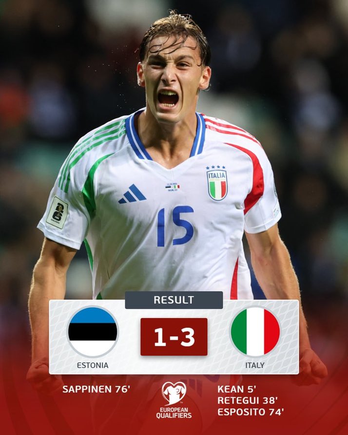 justfootball78's tweet image. إيطاليا تواصل بدايتها المثالية تحت قيادة غاتوزو 🇮🇹

#كأس_العالم2026 #WCQ