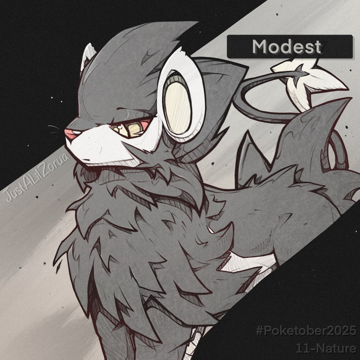 Day 11 - Nature ✨ 
#Poketober2025 #Inktober2025 #Luxray