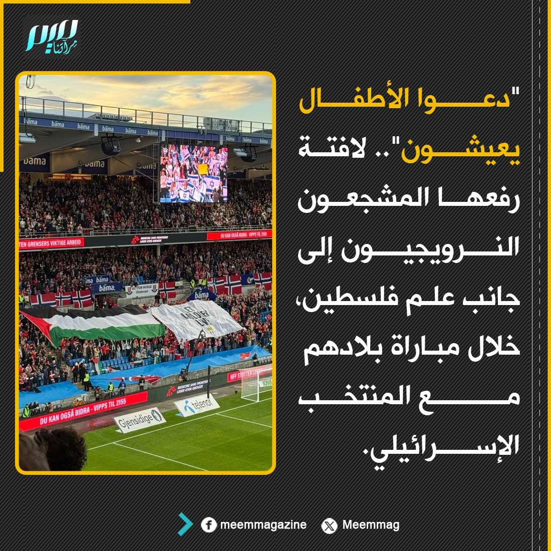Meemmag's tweet image. لماذا لا نشاهد ذلك بالمدرجات العربية؟