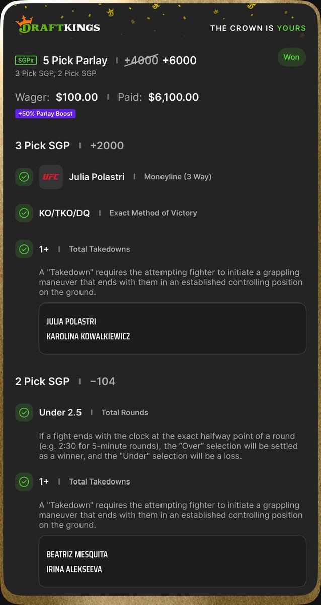 Jump in for the main card, we are COOKING the books tonight