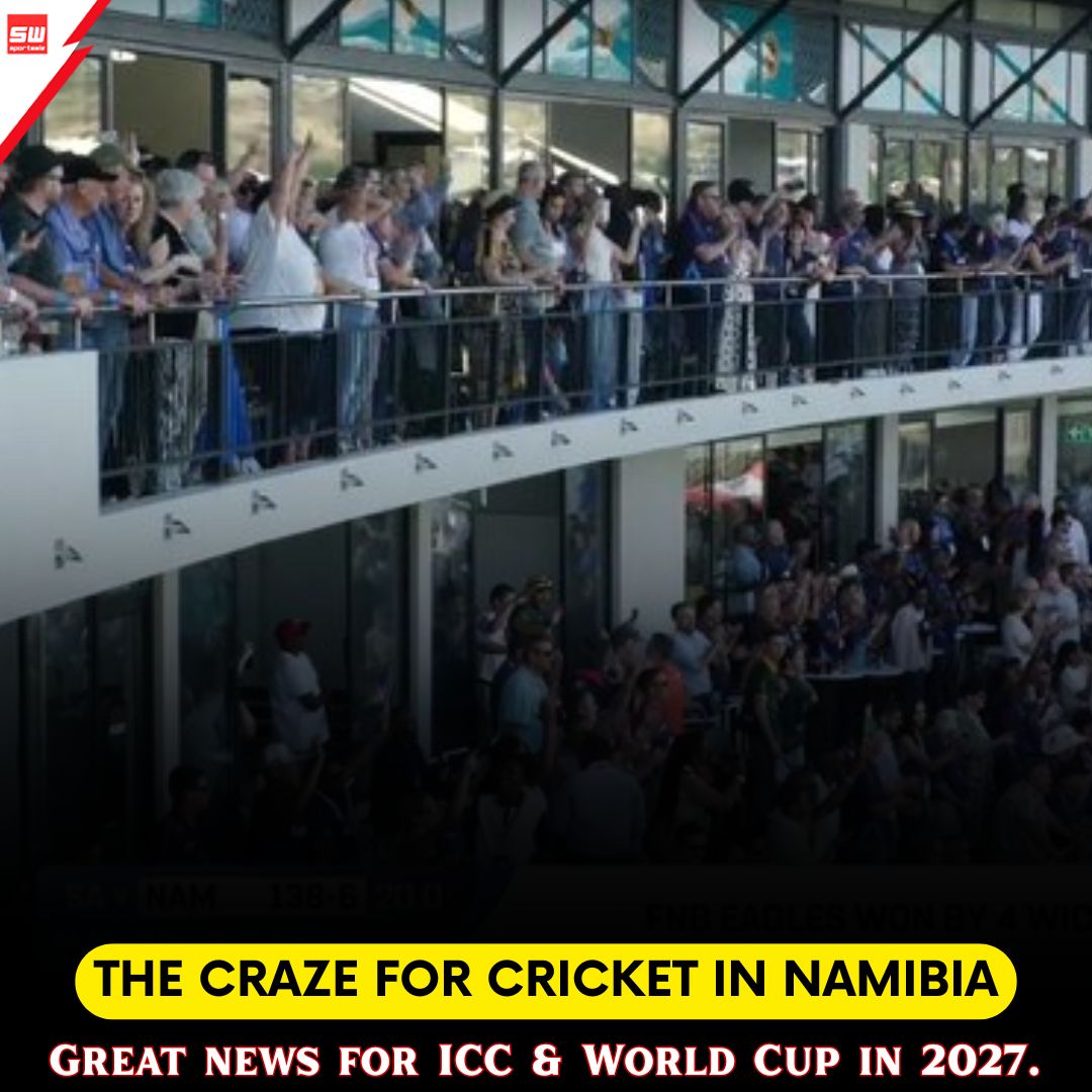 mysportswiz's tweet image. Great News for International Cricket Council & the 2027 World Cup
The craze for cricket in Namibia is on a whole new level!
Sportswiz.live
#TestCricket #INDvsWI #Djokovic #IPTV #ALCS #Ronaldo #SeizeTheMoment #baystars #Portugal #Windies #Tigers #Gerrard #KylianMbappé