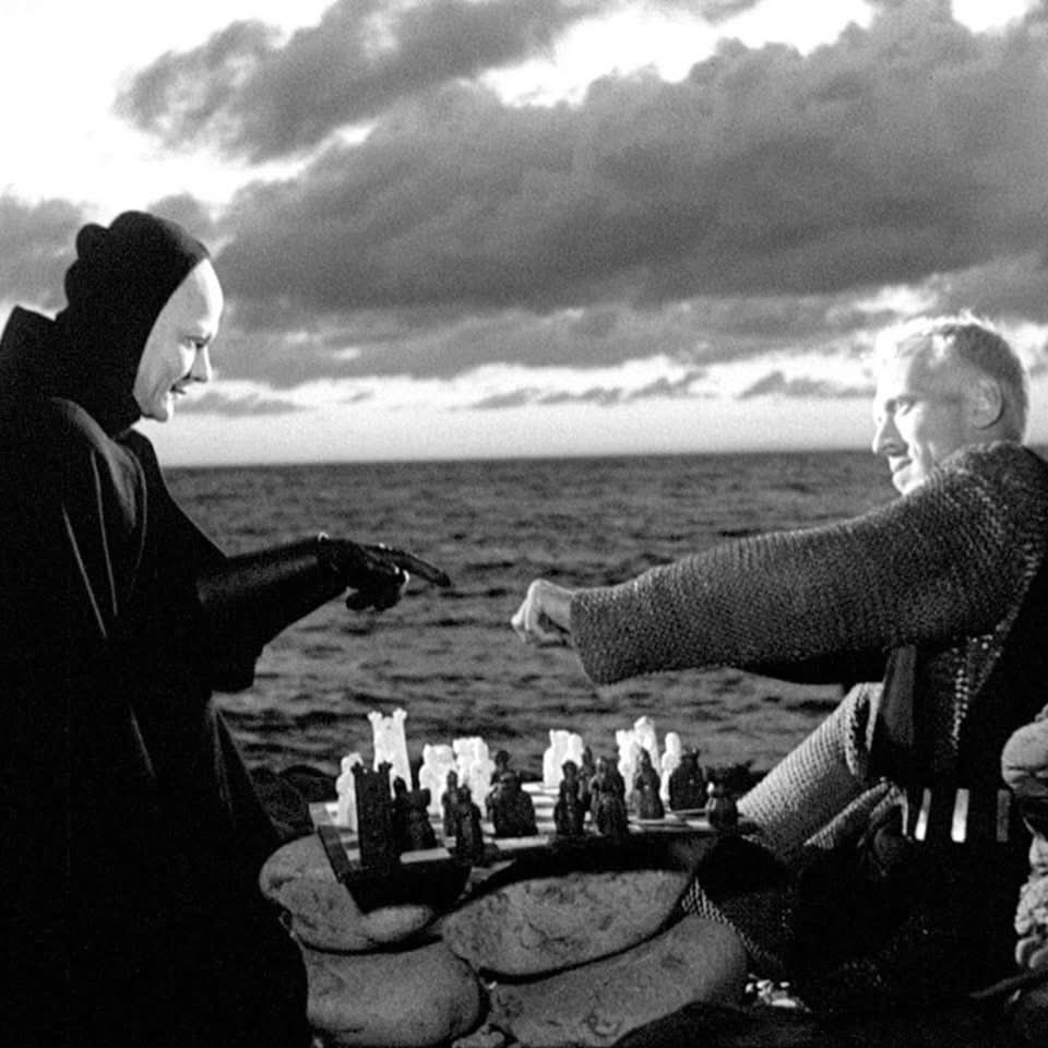 ScaredForReels's tweet image. Happy National Chess Day!
Perfect opportunity to watch Ingmar Bergman’s 1957 masterpiece, “The Seventh Seal”!
We discussed this film and you can listen now on our SoundCloud channel! m.soundcloud.com/cf_oneil/episo…
#NationalChessDay #TheSeventhSeal #podcast