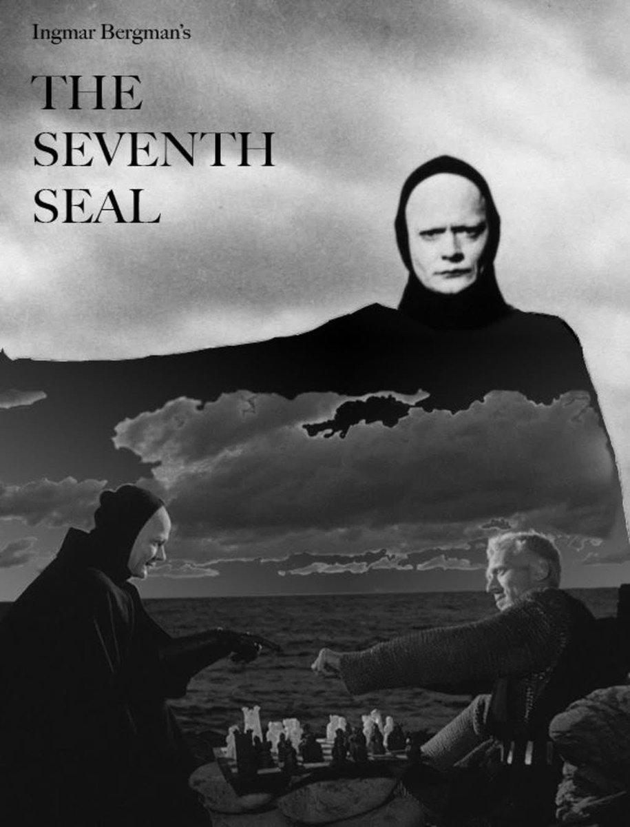 ScaredForReels's tweet image. Happy National Chess Day!
Perfect opportunity to watch Ingmar Bergman’s 1957 masterpiece, “The Seventh Seal”!
We discussed this film and you can listen now on our SoundCloud channel! m.soundcloud.com/cf_oneil/episo…
#NationalChessDay #TheSeventhSeal #podcast