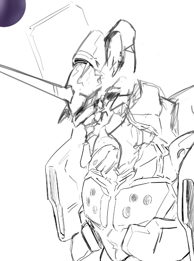 CChowder69's tweet photo. unit 1 sketch
#evangelion https://t.co/ipWTwWgfQc