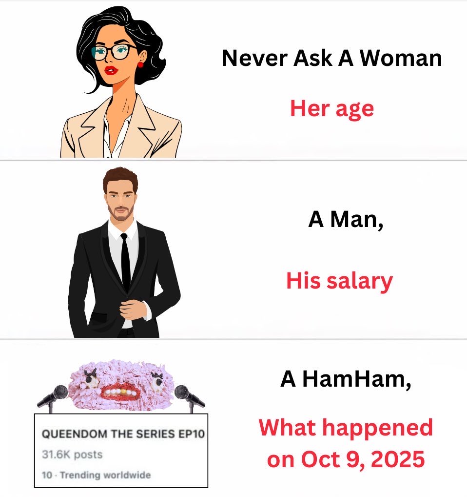 tyang_ANY's tweet image. Never ask hamhams again…

#QueendomTheSeries