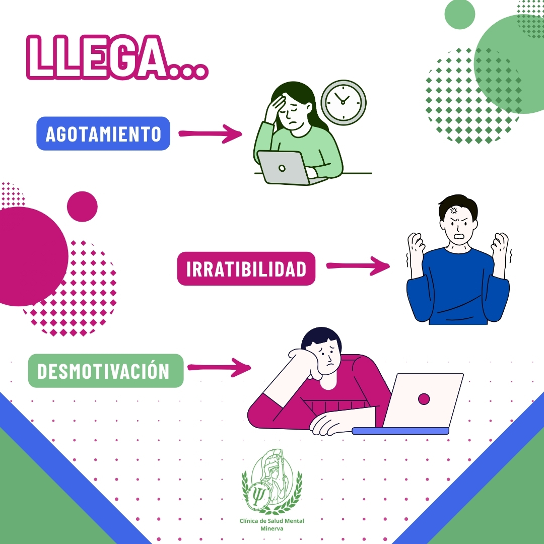 clinica_minerva's tweet image. 🔟😰😡 Si el trabajo ocupa todo o el ocio desaparece, llegan el agotamiento, la irritabilidad y la desmotivación. 

Reconocerlo a tiempo puede evitar depresión o ansiedad.

#TCC #SaludMental #Psicología #clínicaminerva #trabajo #Ocio