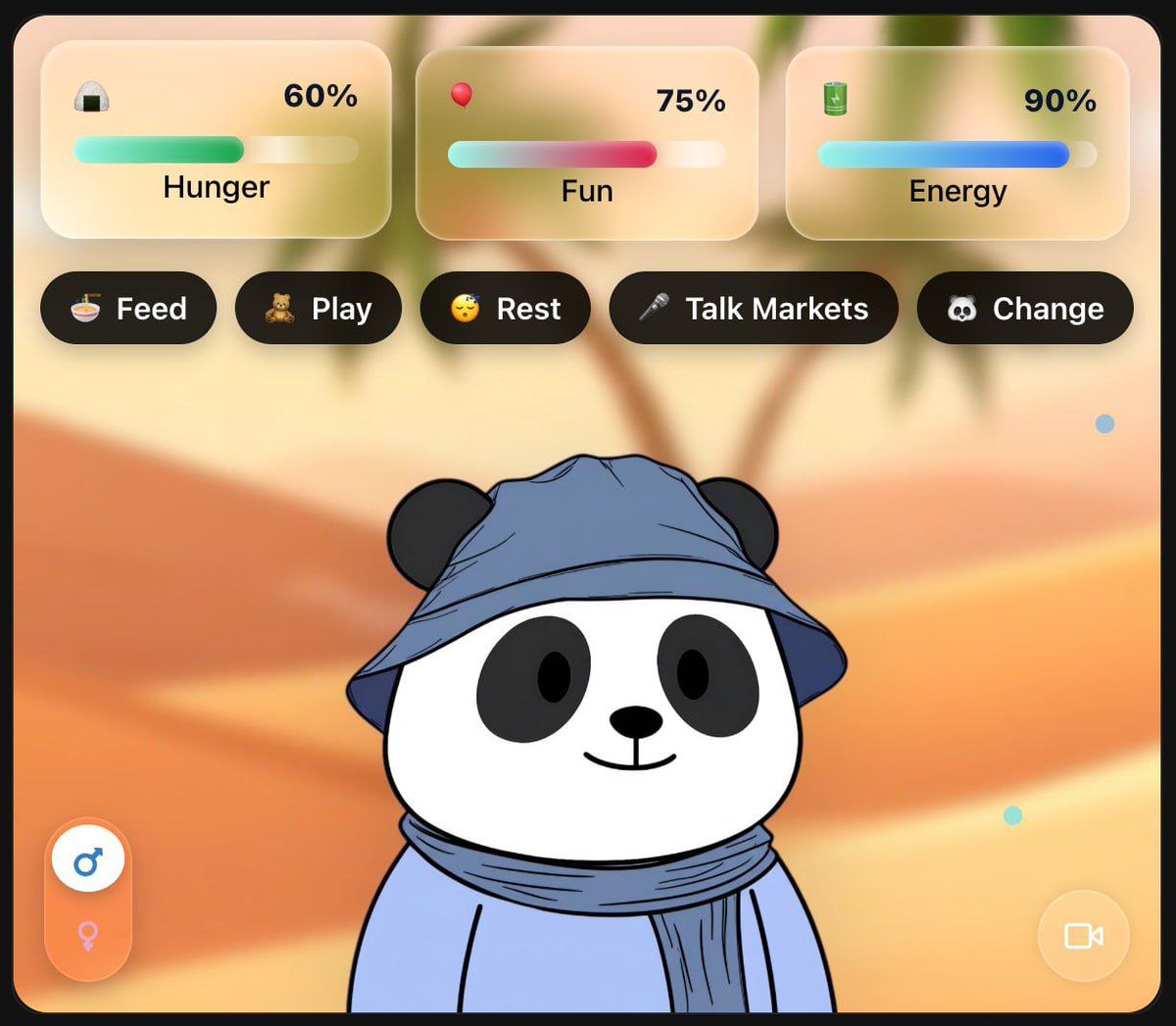 Pandupandas's tweet image. Pandu AI update 🐼

New animations for 🍲 Feed | 🚗 Play | 😴 Rest

He’s alive, moving, and vibing with the community.

Check it 👇
pandupandas.com/app