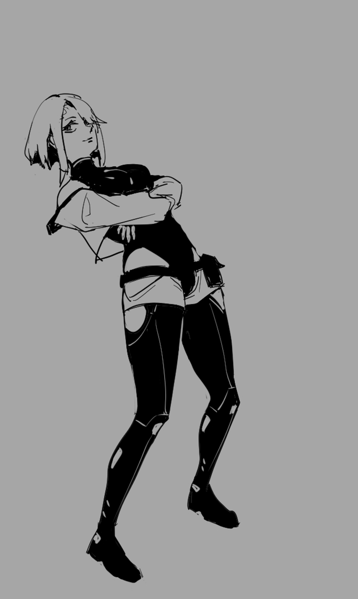 赛博朋克边缘行者
#cyberpunk #CyberpunkEdgerunners #速写 #板绘