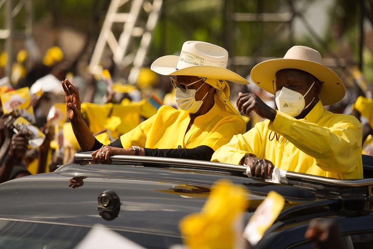 EngJonard's tweet photo. Mama , the first lady today asked the people of nebbi and zombo to strengthen their spirits to supporting NRM and voting H.E kaguta museveni  , if ugandan must be as peaceful and developmental as it is at the moment and also to continue with the transformation. https://t.co/j71HyX3dCm