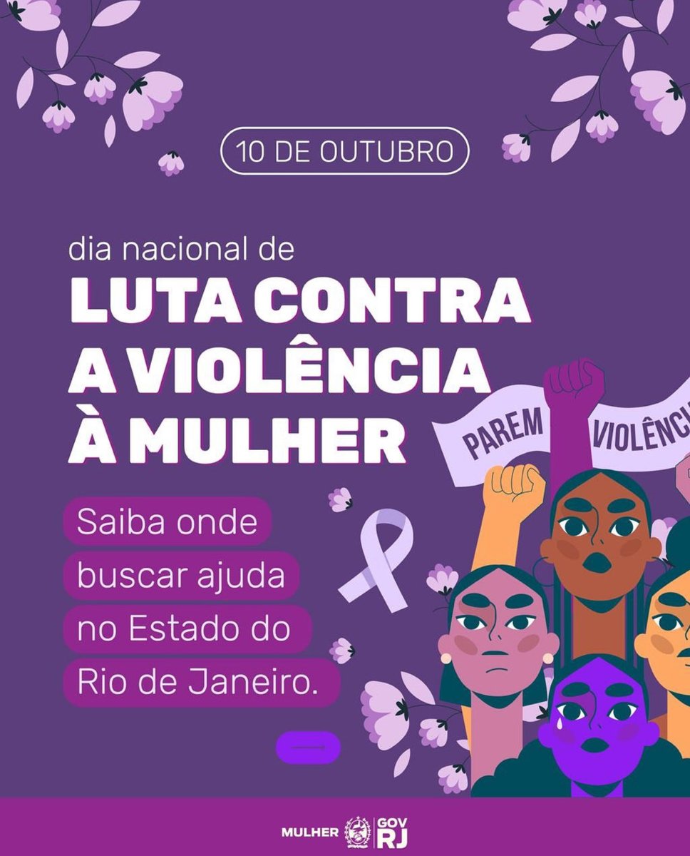 Claudia84267489's tweet photo. Ontem sexta-feira 10 de outubro, Dia Nacional de Luta Contra a Violência à Mulher, queremos que todas as mulheres saibam: vocês não estão sozinhas!
O estado do Rio de Janeiro tem uma rede de acolhimento e proteção que oferece atendimento gratuito e sigiloso.
Por meio dos CEAMs (Centros Especializados de Atendimento à Mulher) e dos CIAMs (Centros Integrados de Atendimento à Mulher), mulheres em situação de violência encontram apoio psicológico, jurídico e social, além de orientação e encaminhamento para serviços da rede.
Atualmente, são 53 Centros de Atendimento em todo o estado - e você pode encontrar o mais próximo acessando o site https://t.co/FVquDvm5rx ou baixando o app Rede Mulher, que também permite pedir ajuda com apenas um toque.
Sim, você pode. Estamos com você.