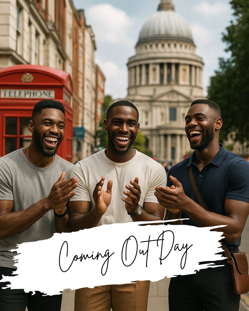 blackmeatmktuk's tweet photo. Not everyone gets it.
But we do.
Live your truth. Stand in it.
#NationalComingOutDay #BlackMenMatter https://t.co/BE4nZ8fLKZ