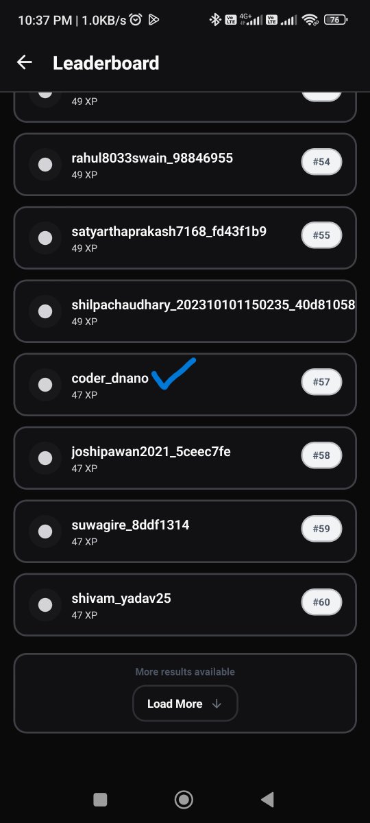 Coder_dnano's tweet image. ๐
Day 31 / #100DaysOfCode
Another step forward โ code, learn, repeat ๐ป
Also wrapped up #MasterjiChallenge (Part 1 โ Day 2) by @Hiteshdotcom and #ChaiCodeHQ โ
Consistency is compounding ๐
Repo๐: github.com/dnano-more/100โฆ
#JavaScript #BuildInPublic