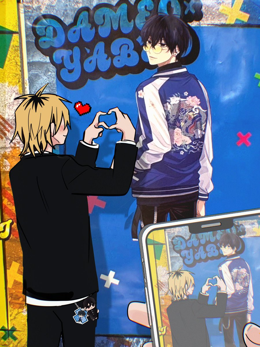 ダメヤバPOPUPショップ絶賛開催中です!
早速しいさきも行ったみたいです🐉🐯✨
期間までに大阪も一緒に行くらしいです
楽しみだぜ!🤜❤️‍🔥🤛
 #ダメ男とヤバ男 #プリンセスカフェ