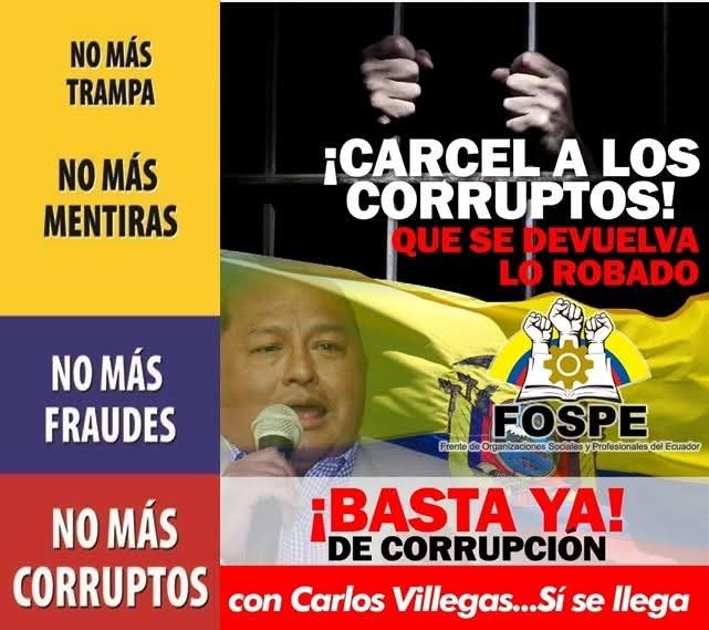 <a href="/Expresoec/">Diario Expreso</a> Cárcel a todos los Corruptos
<a href="/ingcarlosville1/">Ing. Carlos Villegas</a> 
<a href="/DanielNoboaOk/">Daniel Noboa Azin</a> 
<a href="/CynthiaGelliber/">Cynthia Gellibert Mora</a> 
<a href="/FiscaliaEcuador/">Fiscalía Ecuador</a>