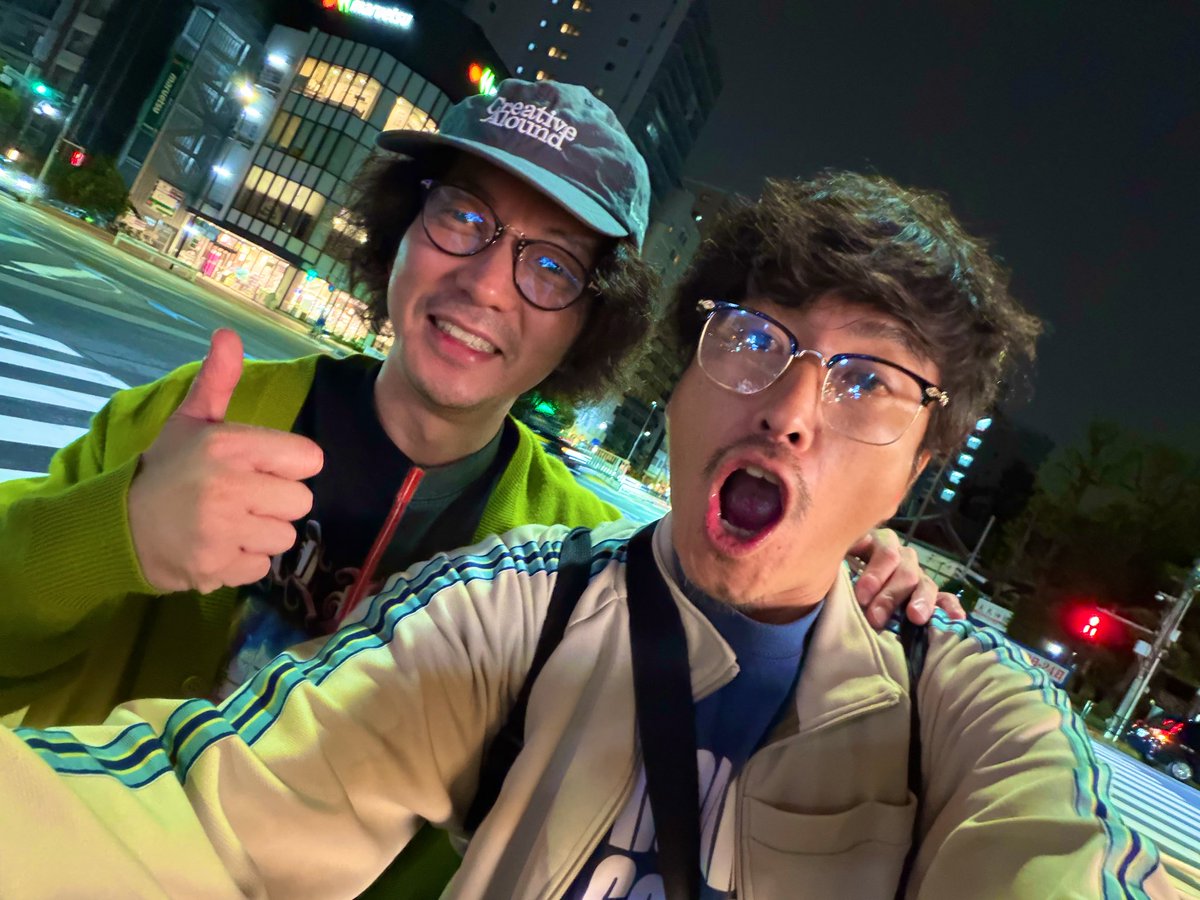 shizzlemurakami's tweet image. 嶋佐と飲んでたっす。
生かされる。
また頑張れる。
ありまとー。