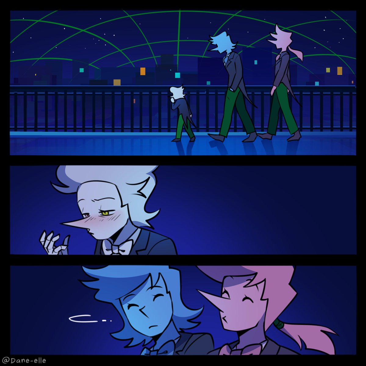 Dane1elle's tweet photo. Goodnight 🧵1/5
#aspamtonstory #deltarune #fanfic #spampink https://t.co/GFObA7Mj7M
