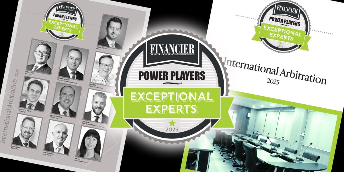 RiskCompMag's tweet image. In our report “POWER PLAYERS: International Arbitration 2025 - Exceptional Experts”, we ask 10 professionals to reflect on their careers and share their thoughts on the market. You can find the report here: tinyurl.com/2dxt3226 

#InternationalArbitration #DisputeResolution