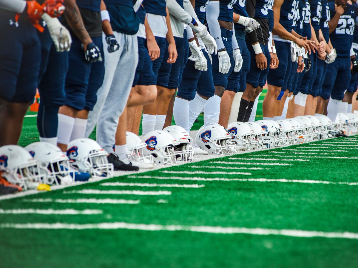 Feet on the line, hearts in the game. 🏈 #FortheShip
