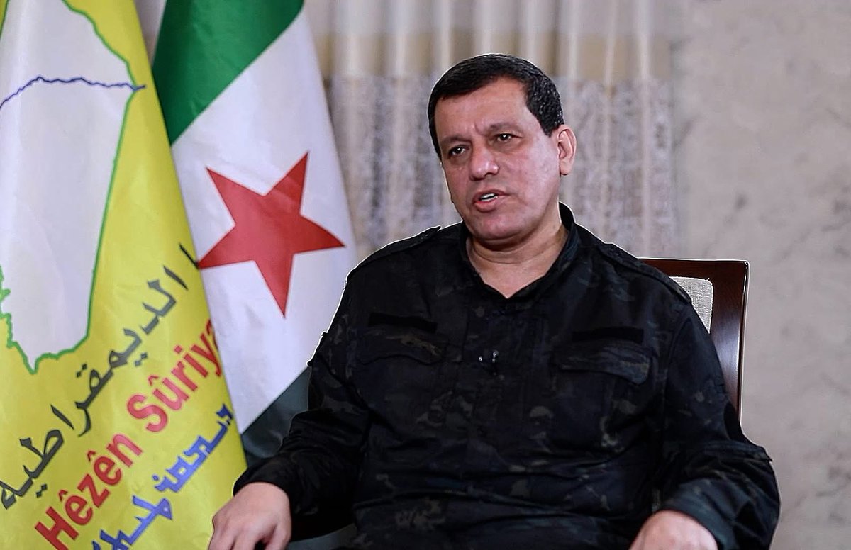 RudawEnglish's tweet image. #BREAKING: SDF Commander Mazloum Abdi tells pro-SDF media that Damascus has shown willingness to amend the interim constitution and accept decentralization.
He added that both sides have also reached a verbal agreement on how to integrate the SDF into the new Syrian army.