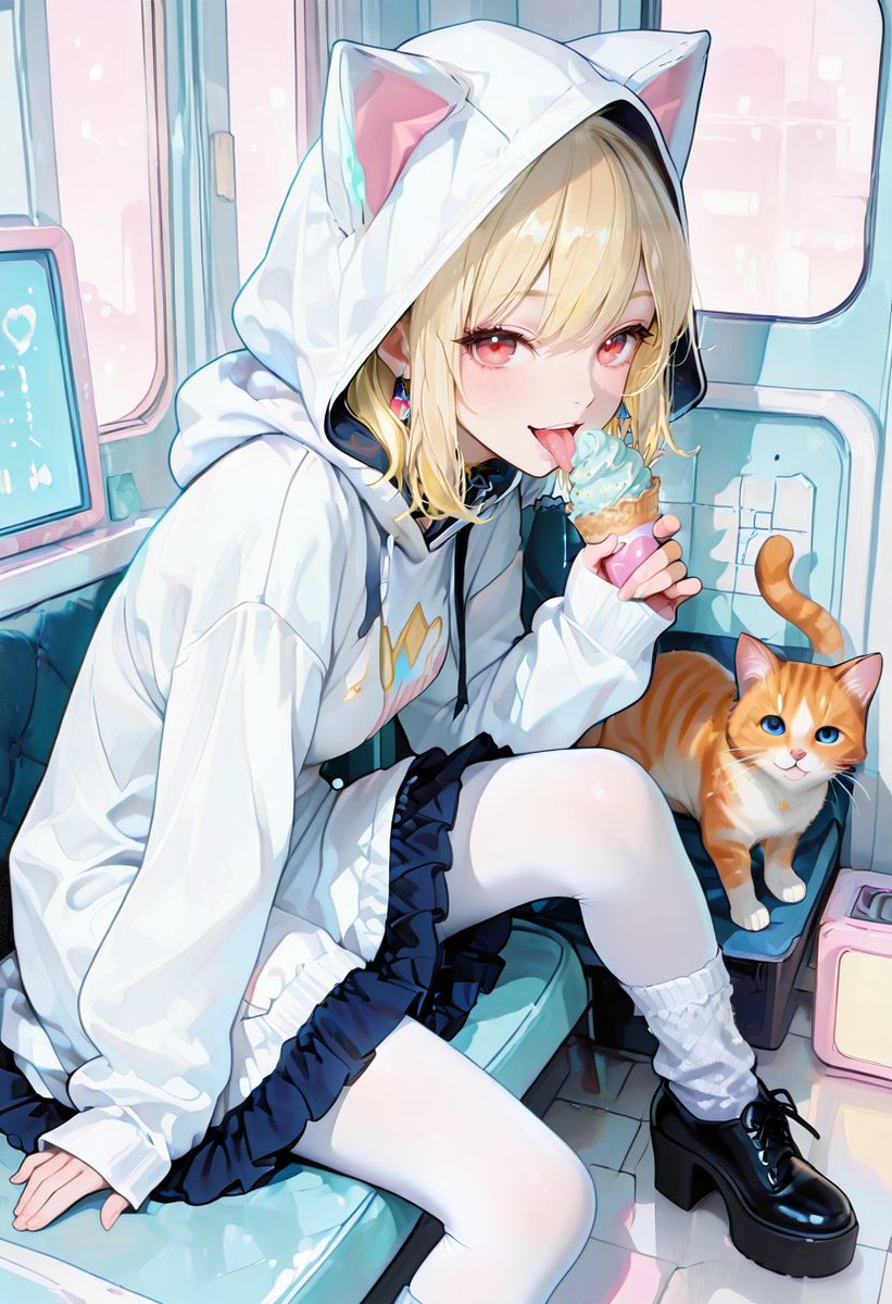 AIAnimeVibes's tweet image. Cutest duo in town📷📷
.
.
.
#catgirl #animecatgirl #animecat #animeart