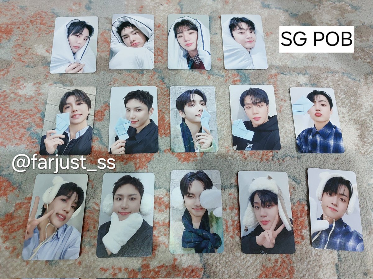 farjust_ss's tweet photo. [WTS] 에이스 A.C.E SG &amp; PINATA POB PC

POB PC - $6/pc
(Discount on sets)

Malaysia based
WW ✅️ (paypal f&amp;f)

Do chat me for much more clearer photo or if have any enquiry! Thank you
#ACE #에이스 #wtskpop #wtsace #wtsacephotocard  #pasarACE https://t.co/Il5cTLVske