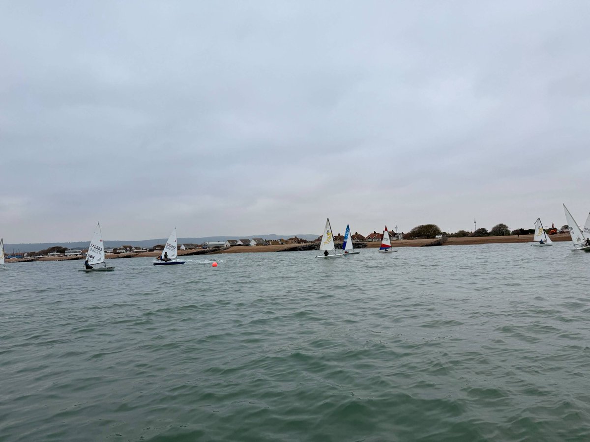 As we come near the end of a lovely  RYA onboard sailing season, our junior sailors were joined by Pevensey Bay Sailing Club junior members for a great day of racing from the Buzz beach! Light winds but great fun had by all!