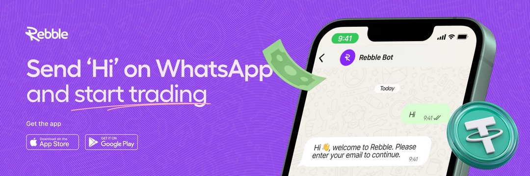 itaeyen01's tweet photo. What if buying crypto was as easy as chatting on WhatsApp?
With @Userebble — it is! ⚡
🇳🇬 Trade BTC, ETH, USDT, or SOL directly with Naira — safely and instantly.
Just say “Hi” to start 👇
🔗 https://t.co/m0RUudZref
#Crypto #Nigeria #RebbleApp #Web3 https://t.co/AhB2ANn7Yc