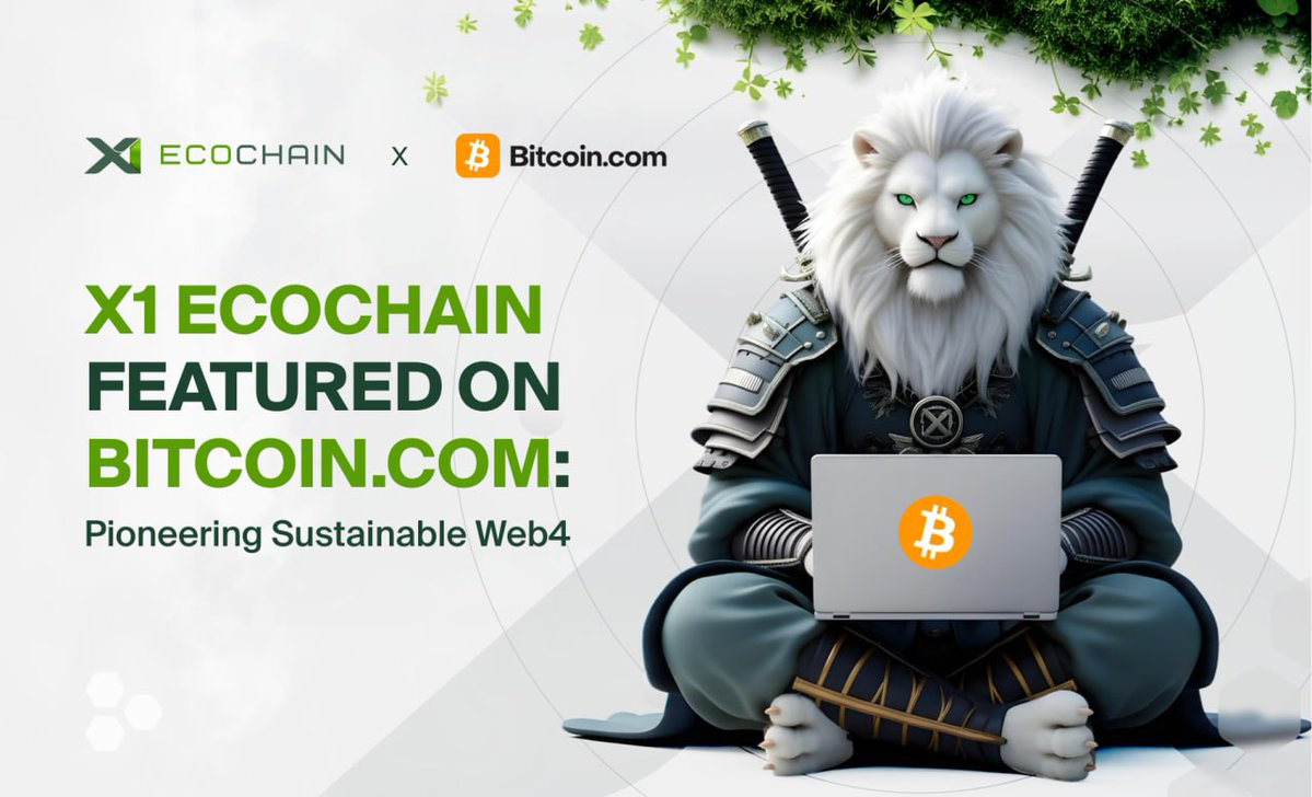 uthman_000's tweet image. Excited to be featured on @BitcoinNewsCom, 

@X1_EcoChain is leading the way with a sustainable Layer-1 blockchain, driven by energy-efficient X1Nodes using just 3Wh each for authentic DePIN sustainability. 

The @X1_EcoChain $5M Grant Program empowers builders in DeFi, data…