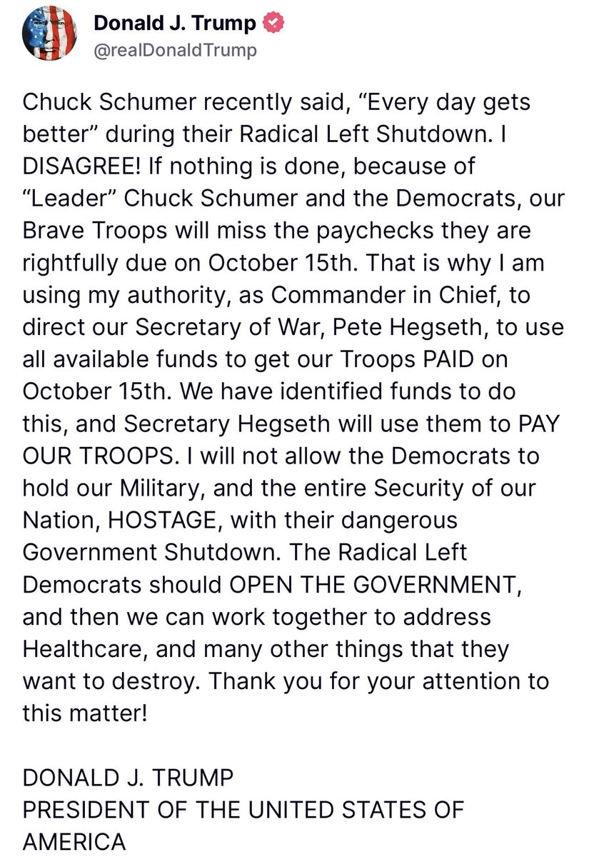 President Trump and Republicans have their priorities straight.

It’s time Democrats did too.