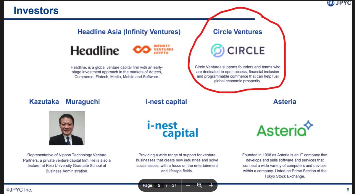 Dogegecko's tweet image. @circle is a big investor in @JPYC which is heavily using #USDC. @strongholdpay is in talks with @jpy_coin. Can there be any doubt that Stronghold will soon partner with @cirlce or possibly already has an agreement with them hidden under an NDA?
#SHx #SHxArmy