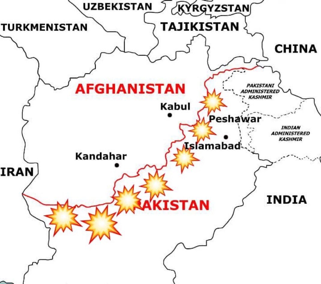 Nurox01's tweet image. 🚨 BIG BREAKING: Afghan Taliban strike 7 major border points, releasing photos of dead &amp;amp; captured Pakistani soldiers.

🇦🇫🔥 “This is payback for years of betrayal,” – Afghan sources to Al Jazeera.

Pakistan’s terror factory finally facing its own fire. 💀