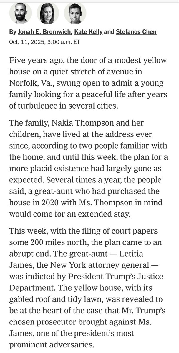 mirandadevine's tweet image. Incredible the stories that the New York Times decides to portray in empathetic light. It&apos;s never for anyone who deserves empathy.