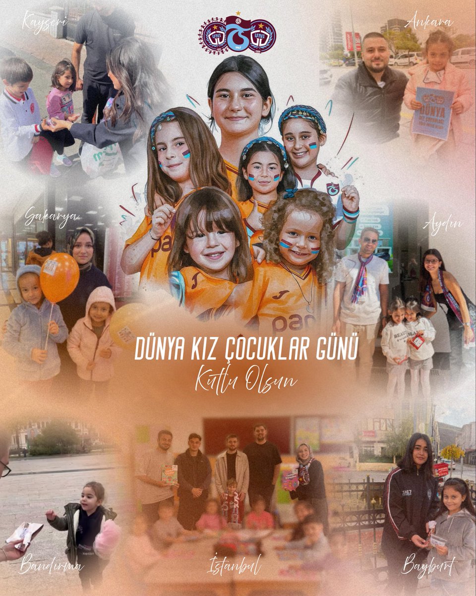 uniggresmi's tweet photo. 11 Ekim Dünya Kız Çocuklar Günü için Üniversiteli Trabzonsporlular olarak birçok şehirde çocuklara özel etkinlikler düzenledik.
#ÜniversiteliTrabzonsporlular 
#TrabzonsporUmuttur https://t.co/isBAqljMHb