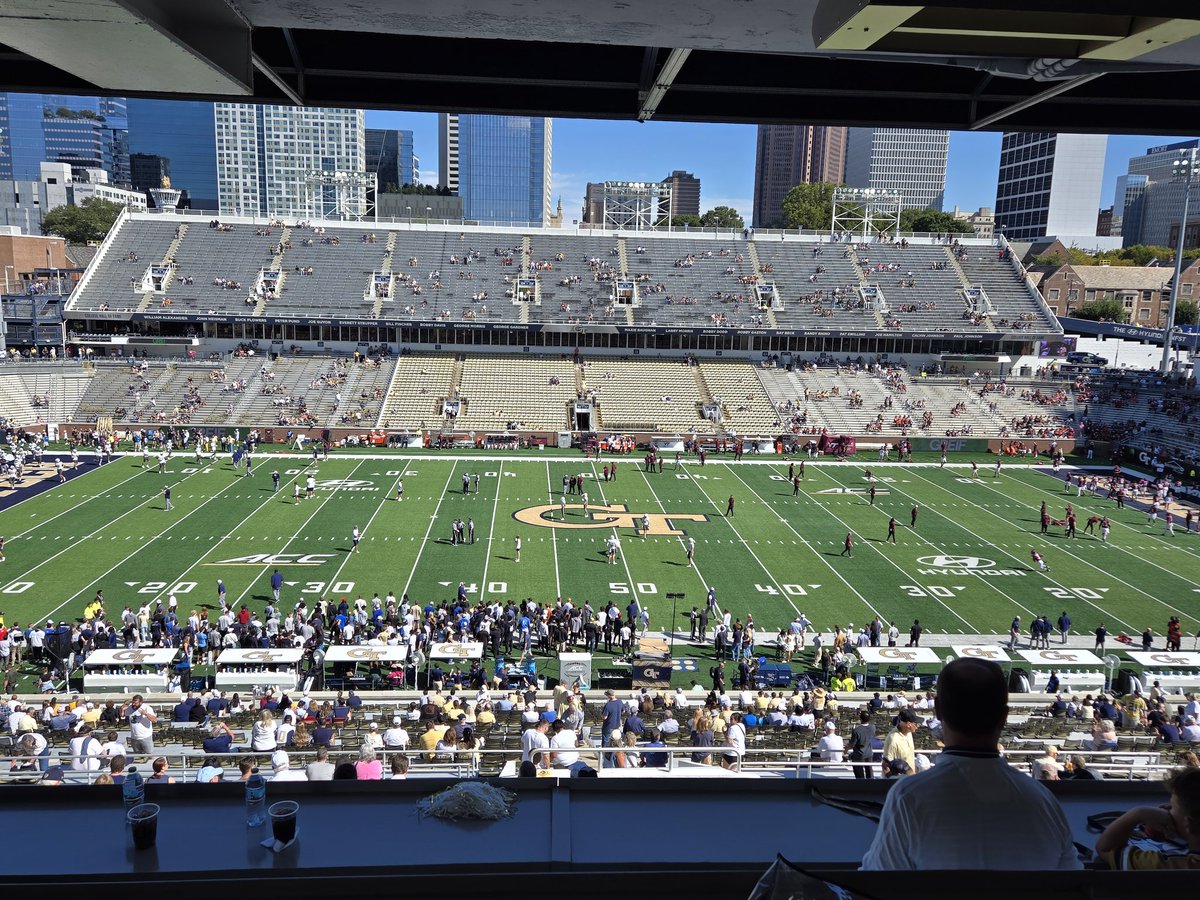 A lovely day for #Hokies football, regardless of outcome.
