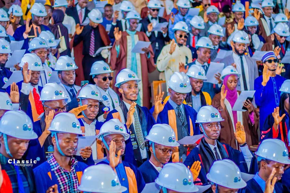 The_Balewites's tweet photo. ATBU just inducted the "real engineers" into the engineering profession.
Not your regular engineers!
Congratulations, Abubakar Tafawa Balewa University Bauchi Engineers🎊 🎓 https://t.co/b1aDWPhvOO