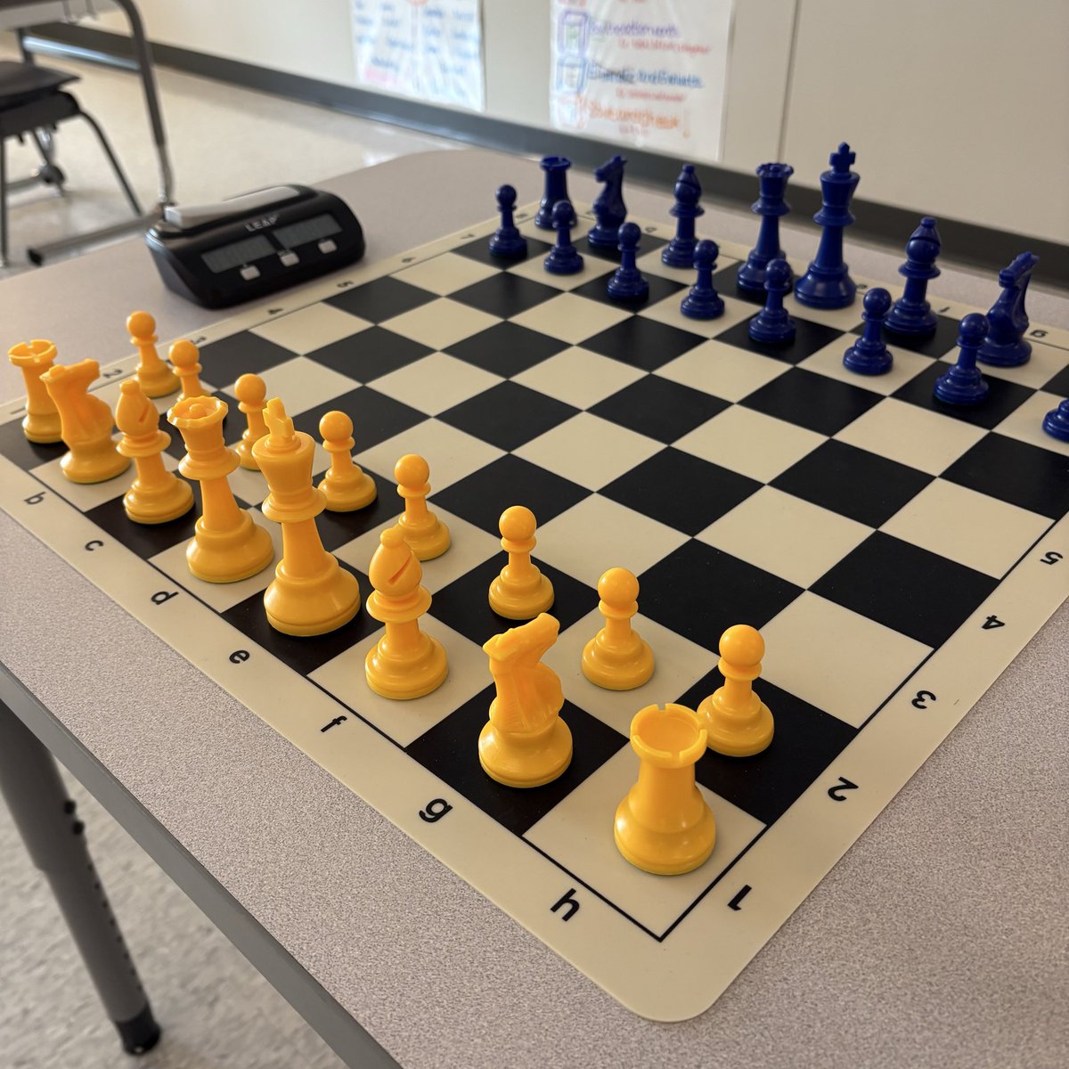 KJVliteracy's tweet image. Rogue&apos;s Gallery vs. Twin Rooks chess clubs match-up.

Blitz (as usual), 6 minute + 3 second delay (increment).
#CHESS