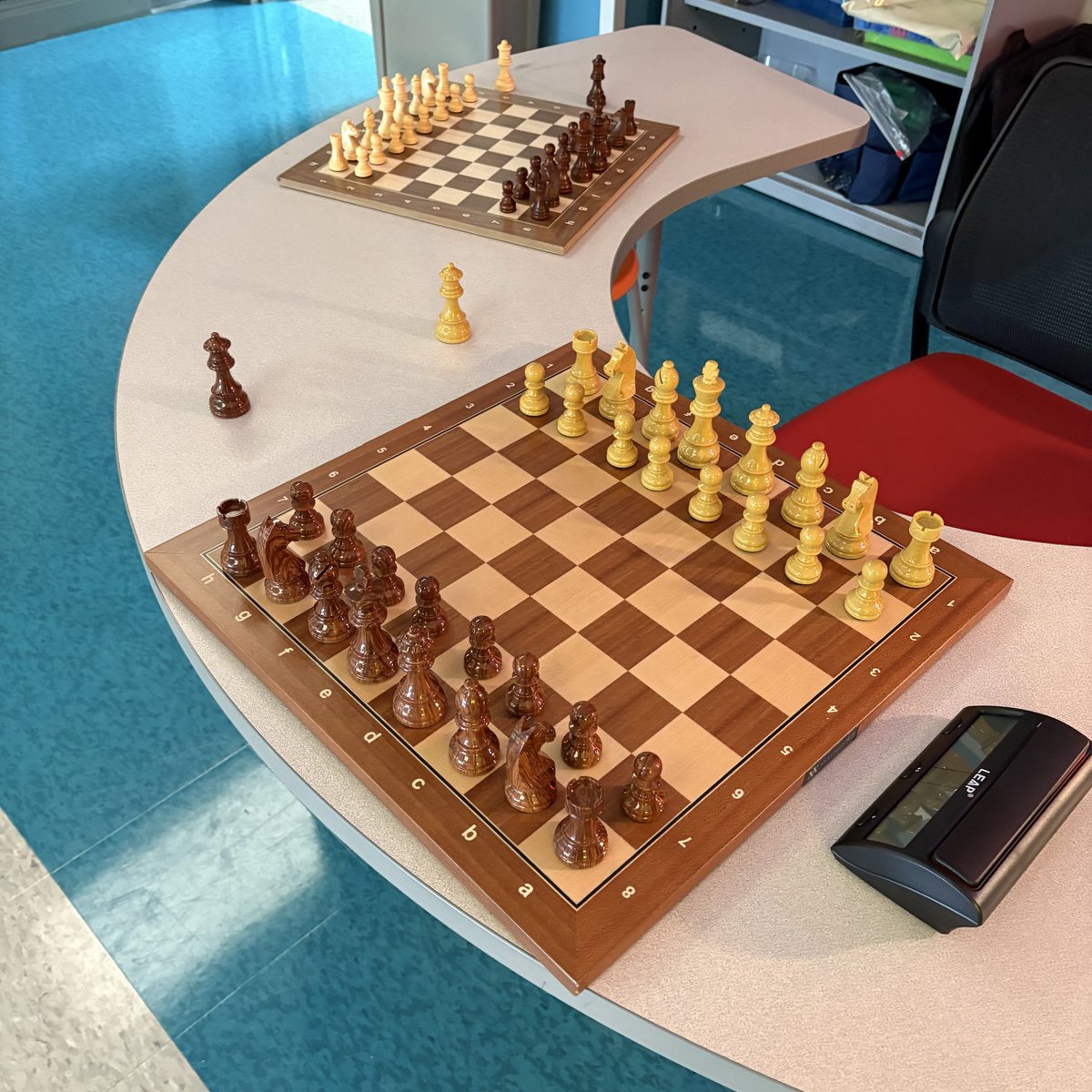KJVliteracy's tweet image. Rogue&apos;s Gallery vs. Twin Rooks chess clubs match-up.

Blitz (as usual), 6 minute + 3 second delay (increment).
#CHESS