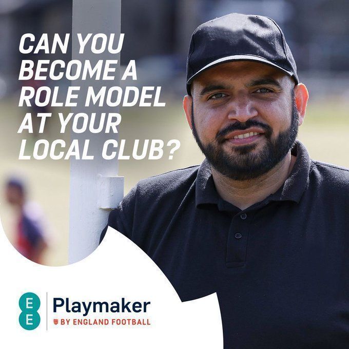Want to help out the coach at your child's club?

EE Playmaker by England Football is the free online entry-level football course - perfect for getting you started! 

Find out more ⬇️ 

buff.ly/TqzCHs4